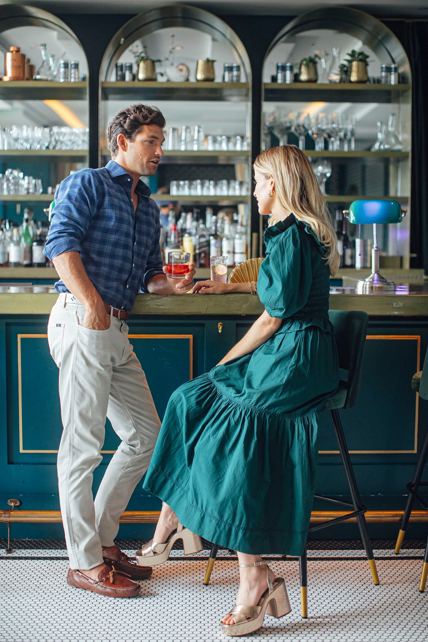 Atlantic Blue Fetlock Autumn Soft Cotton Sport Shirt