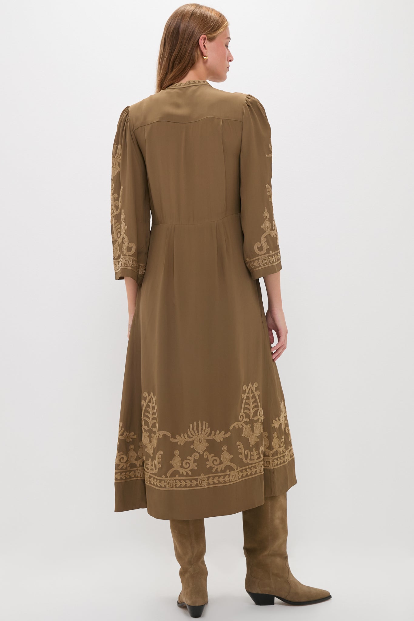 Khaki Feliana Dress