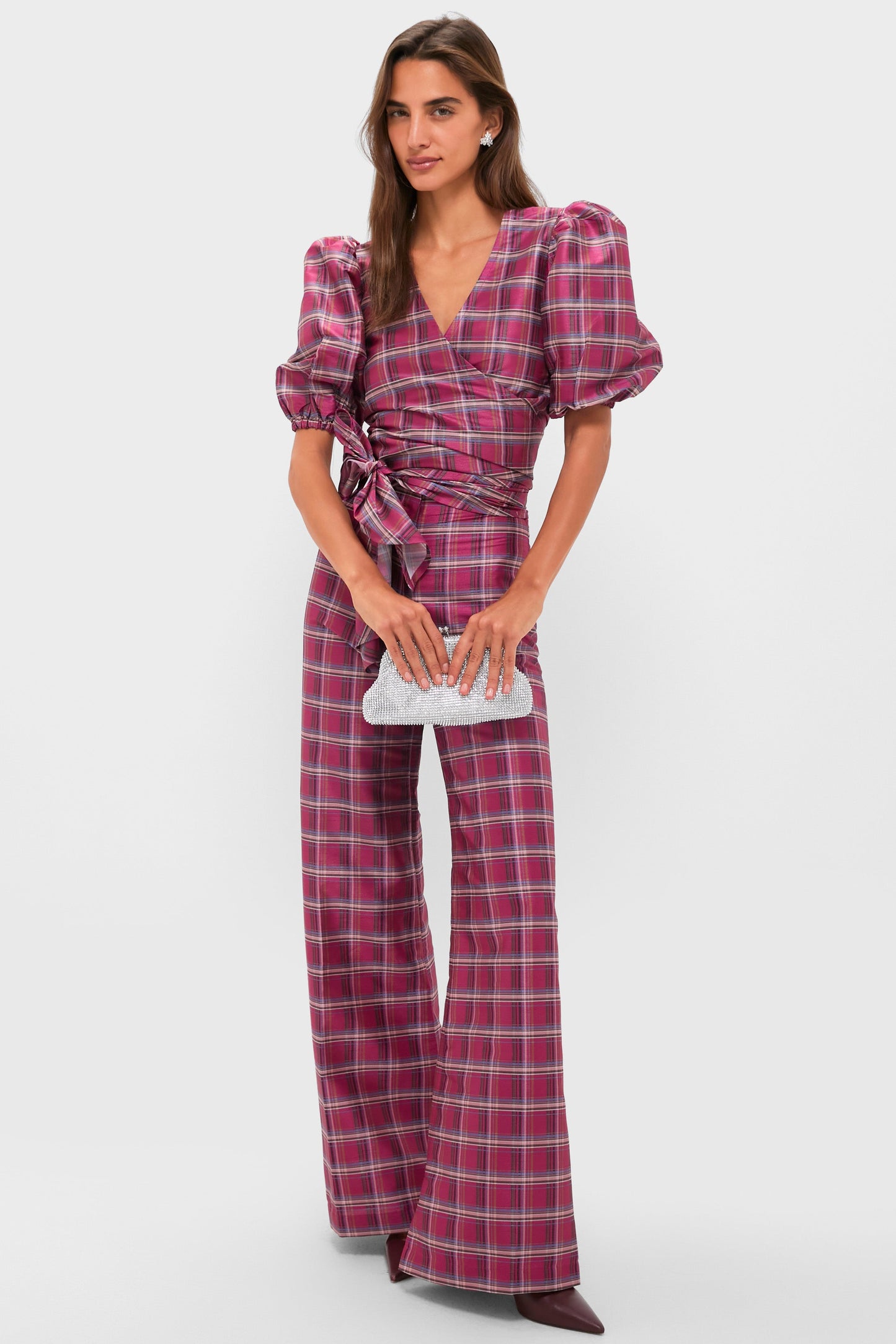 Berry Tartan Scarlett Pants