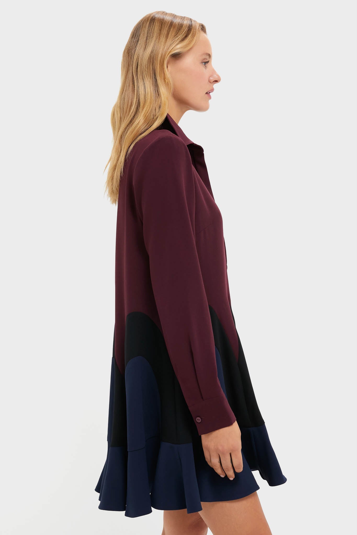 Winetasting Flounce Nadia Dress