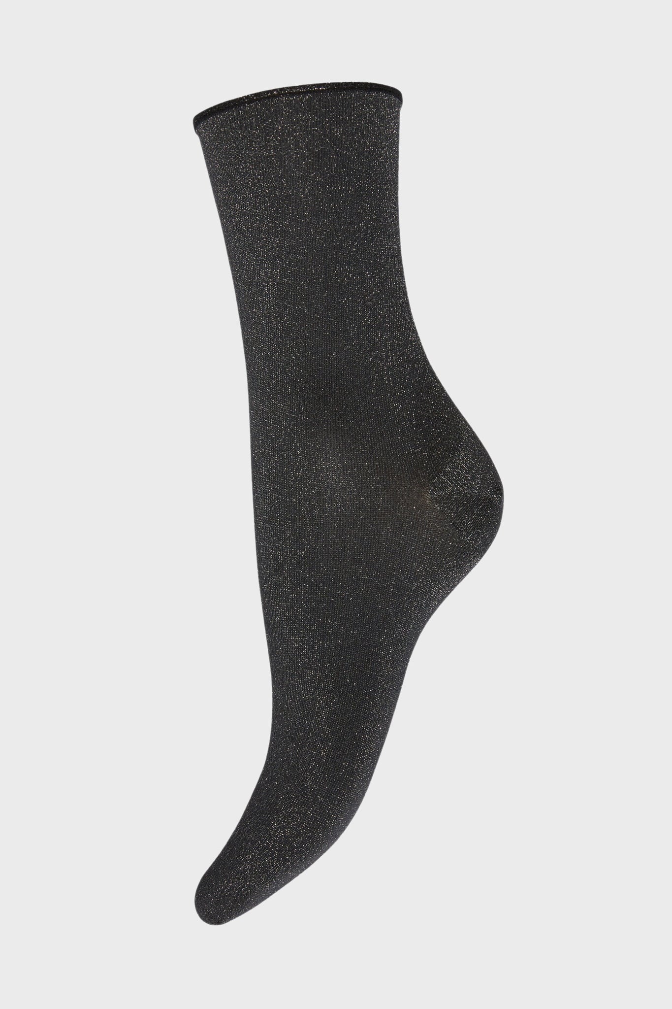Black Silver Stardust Socks