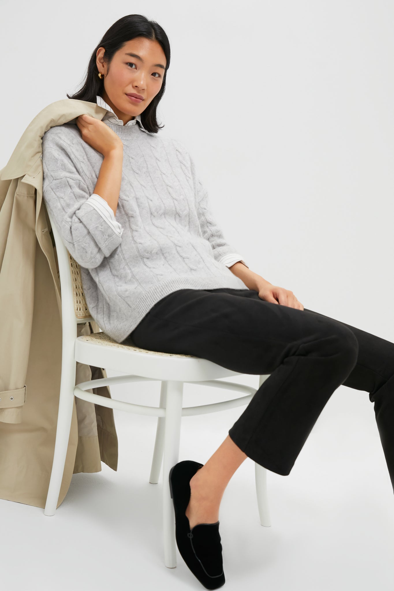 Black Vegan Suede Ashford Pants