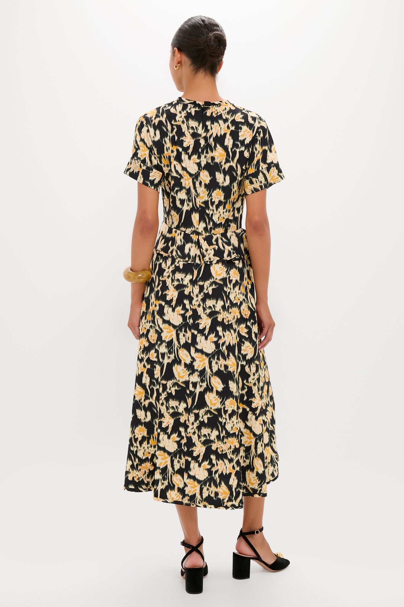 Tourmaline Nadya Short Sleeve Midi Dress