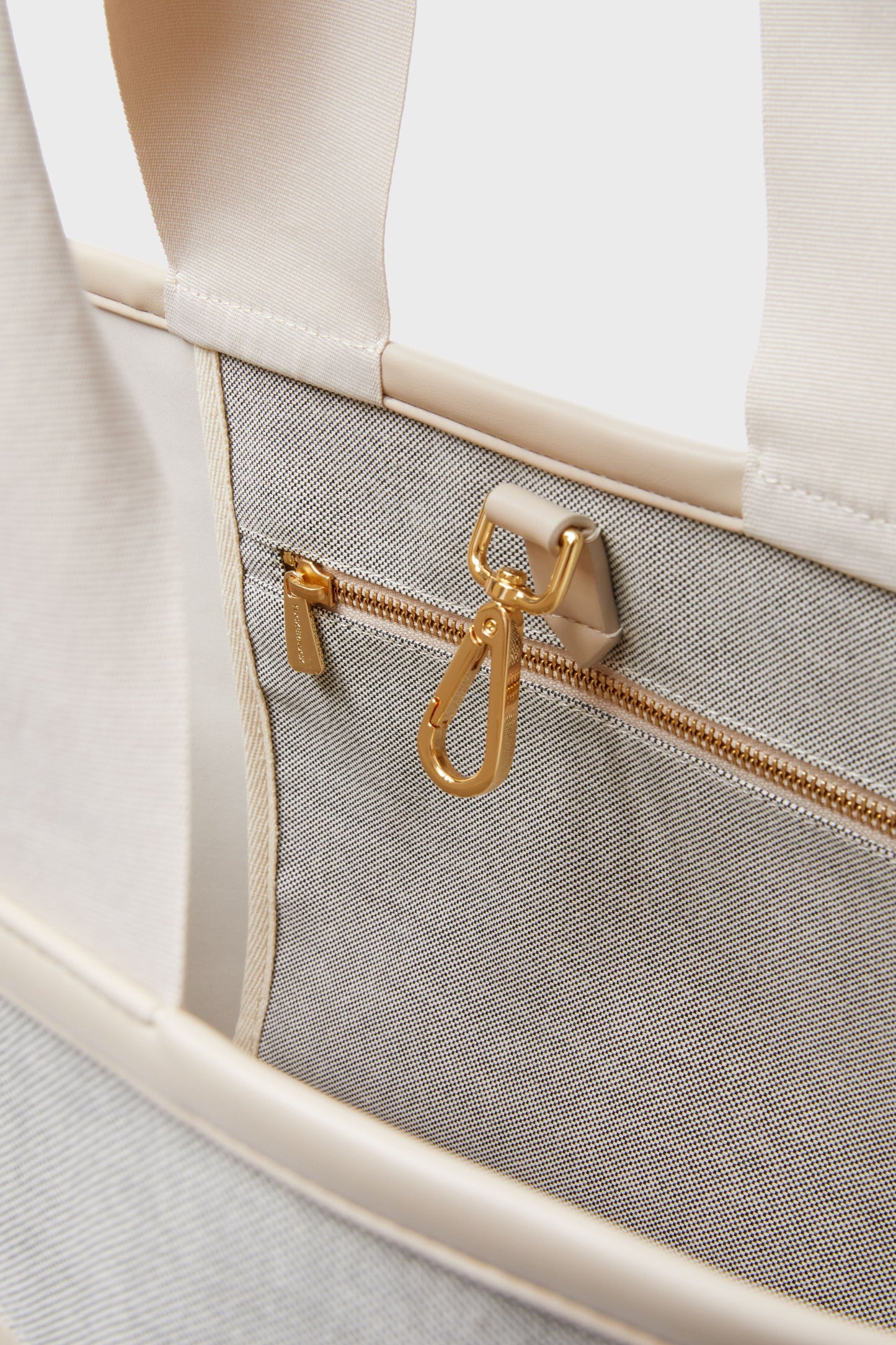 Gray Marled Tote Bag