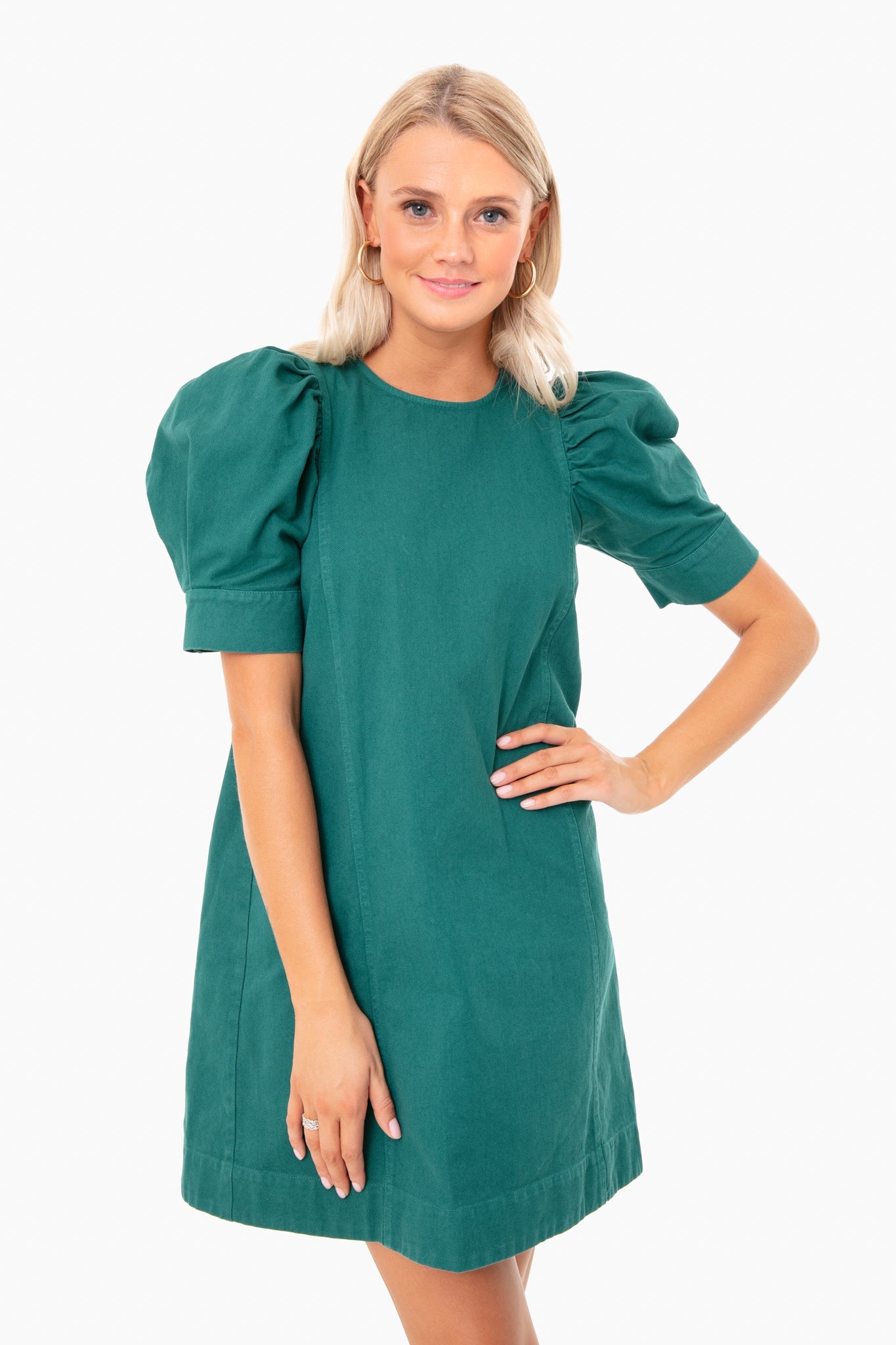 Forrest Metta Puff Sleeve Dress