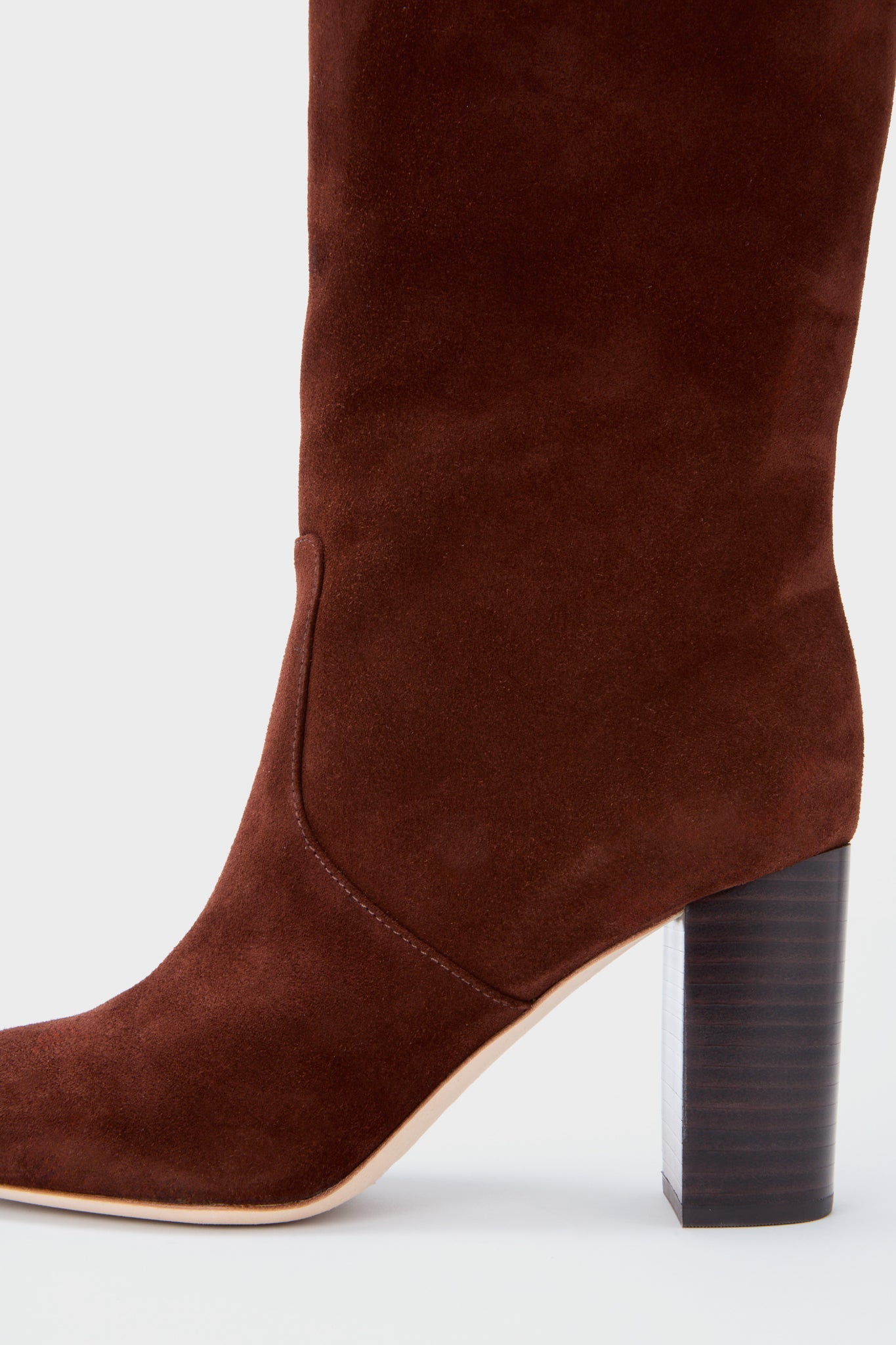 Espresso Suede Goldy Boots