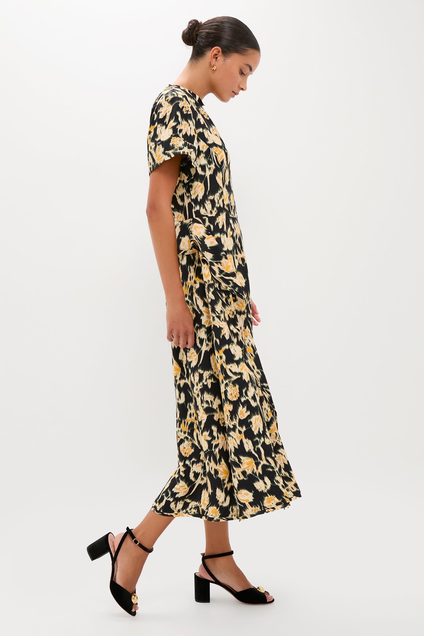 Tourmaline Nadya Short Sleeve Midi Dress