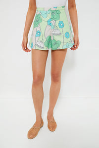 Green and Blue Floral