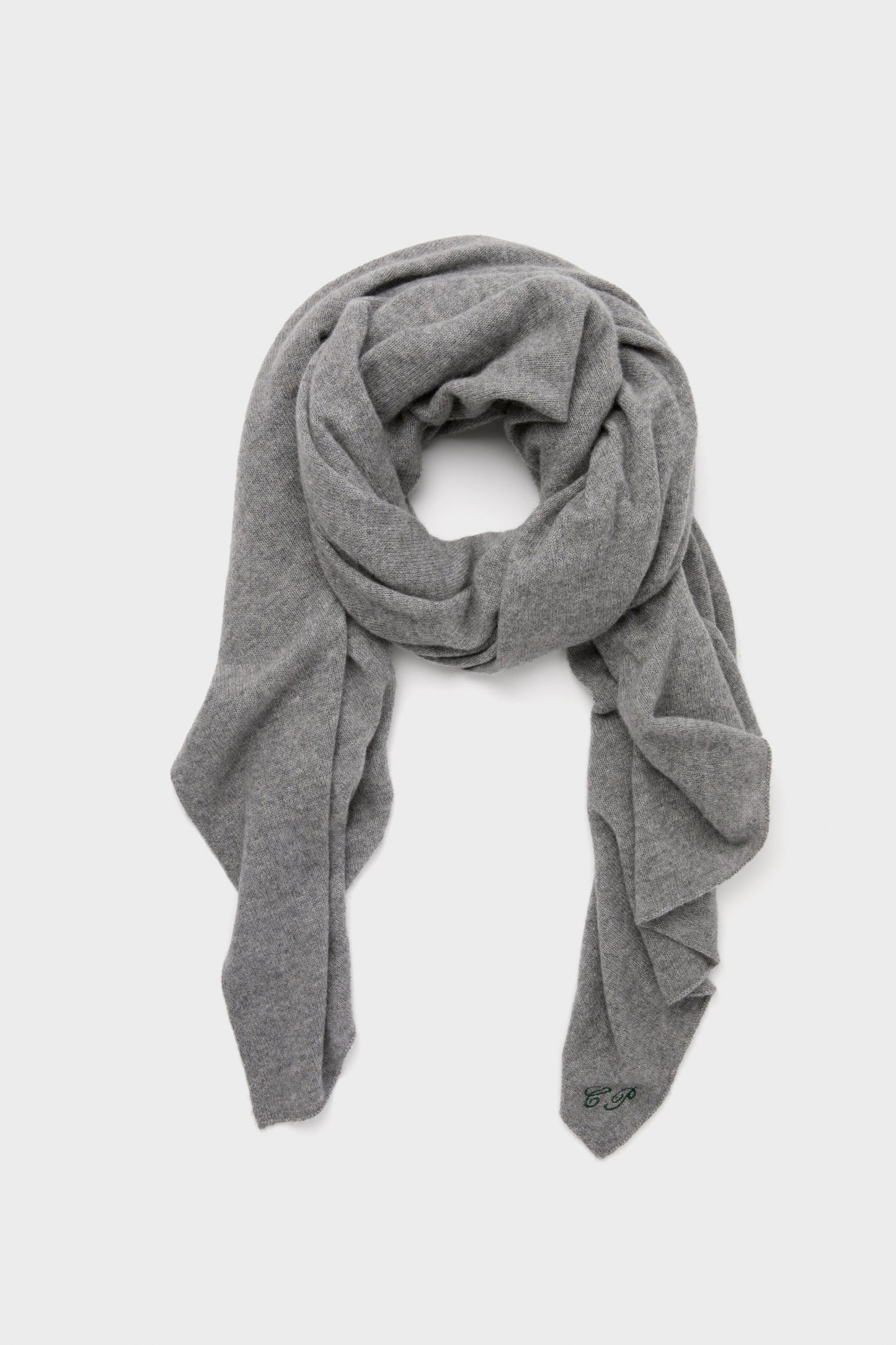 Shadow Gray Cashmere Blanket Scarf