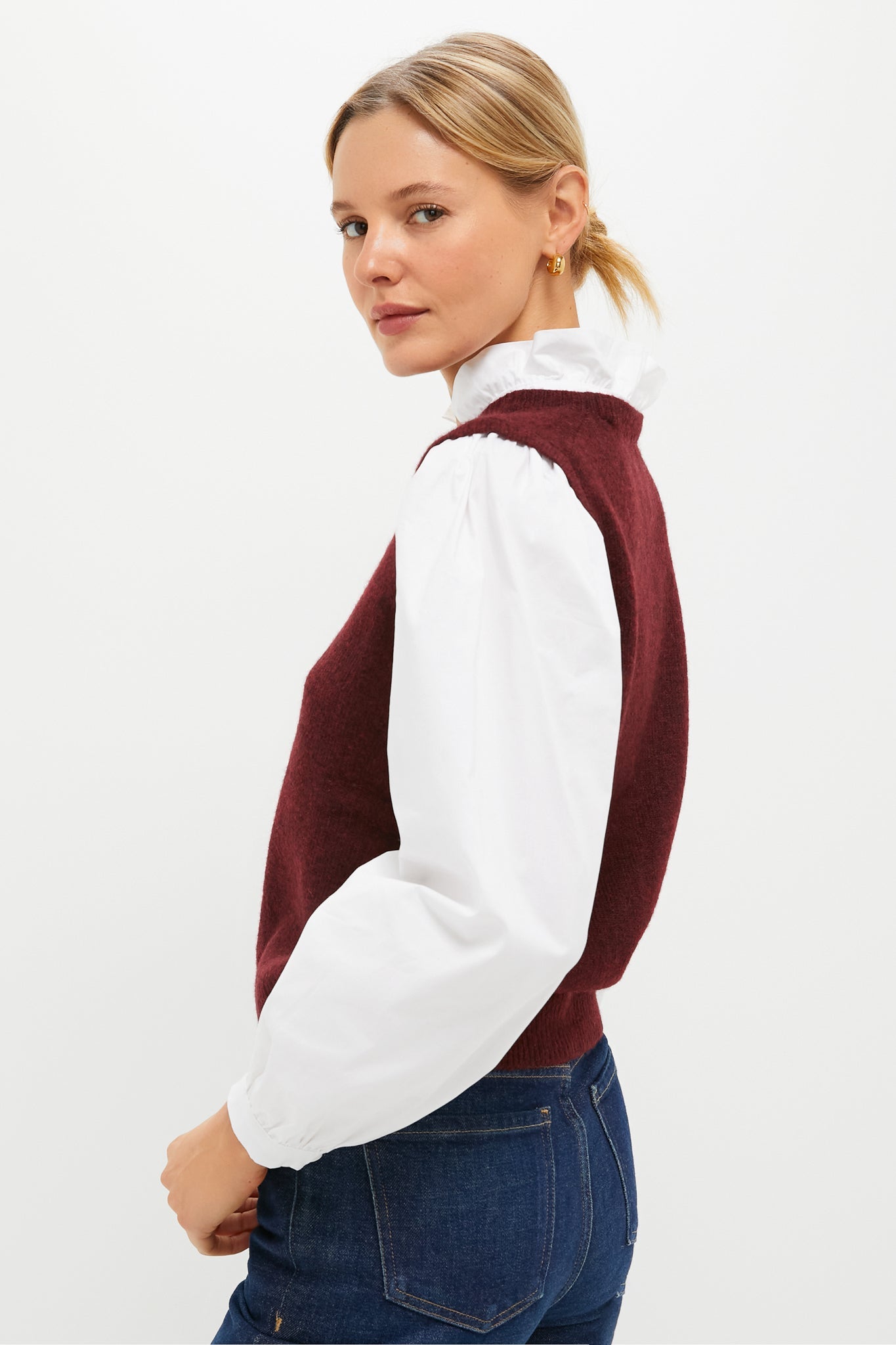 Winetasting Ella Sweater Blouse