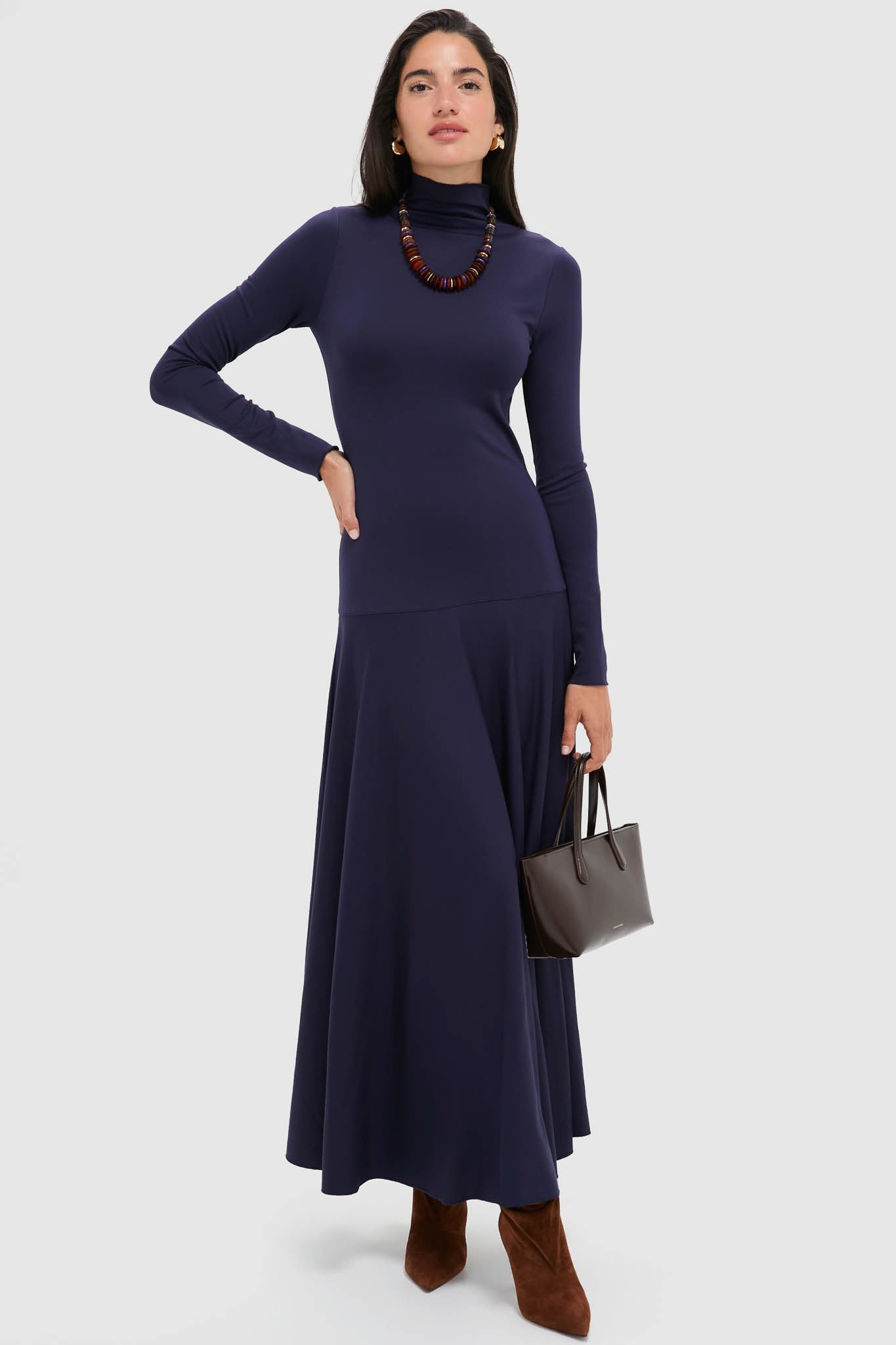 Rich Brown Tati Slouch Mini Boots