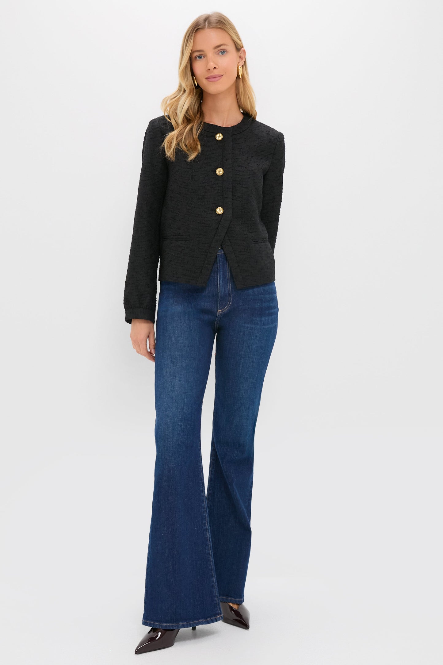 Black Tweed Sommers Jacket