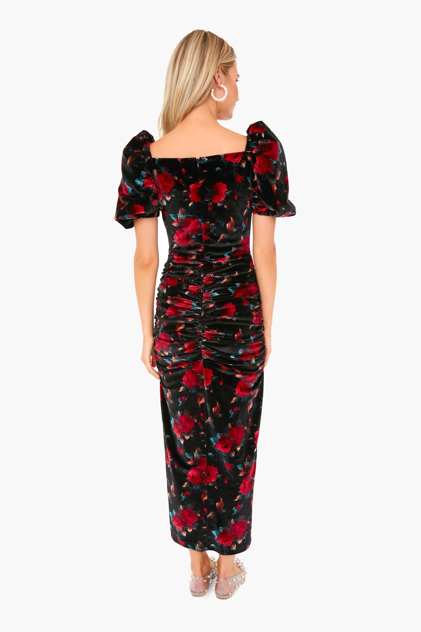 Rose Velvet Rowenna Dress