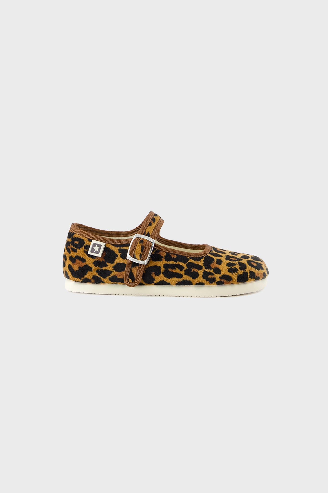 Leopard Mary Jane Flats