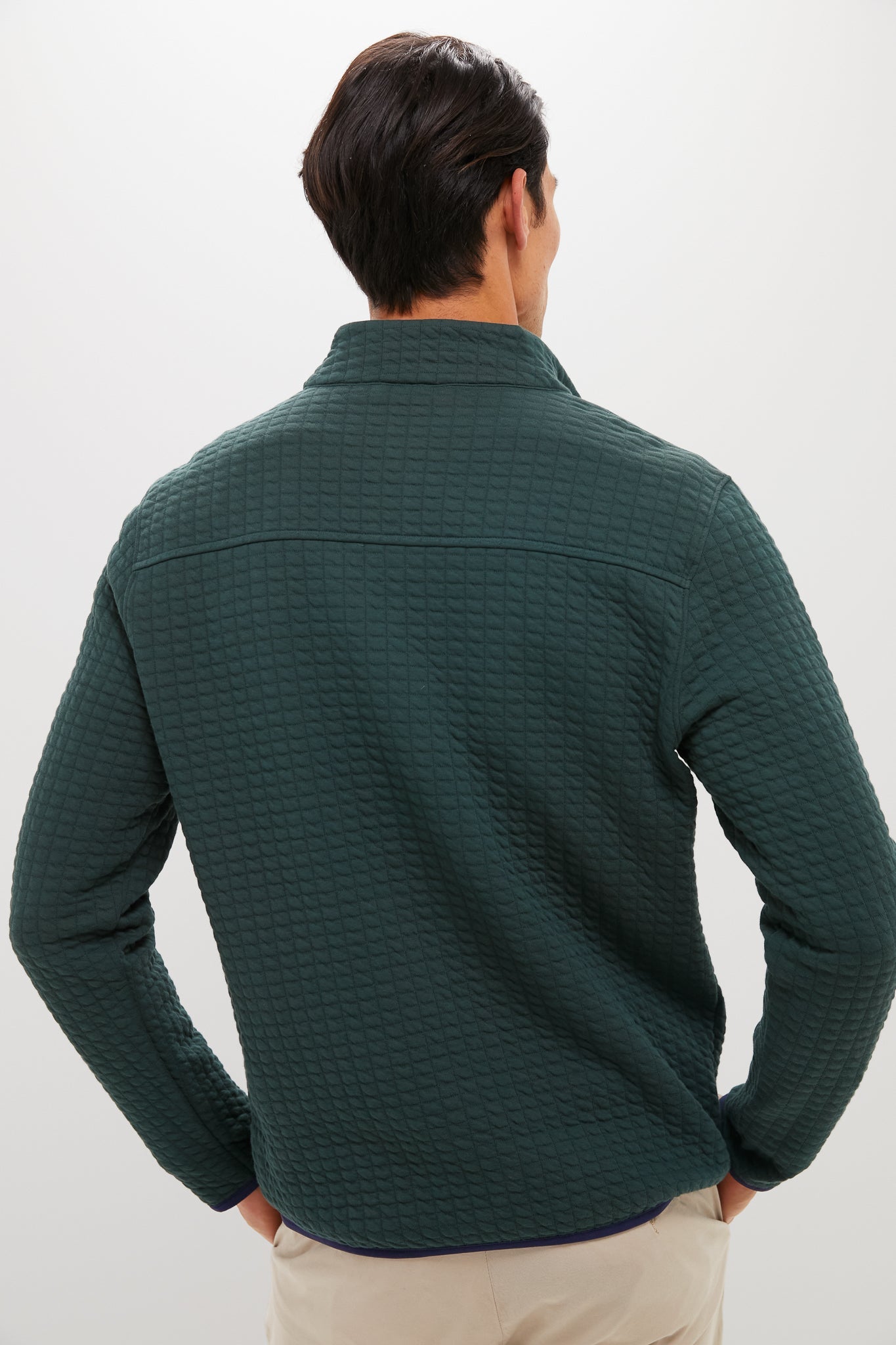 Nordic Pine Quad Quilted Quarter Zip
