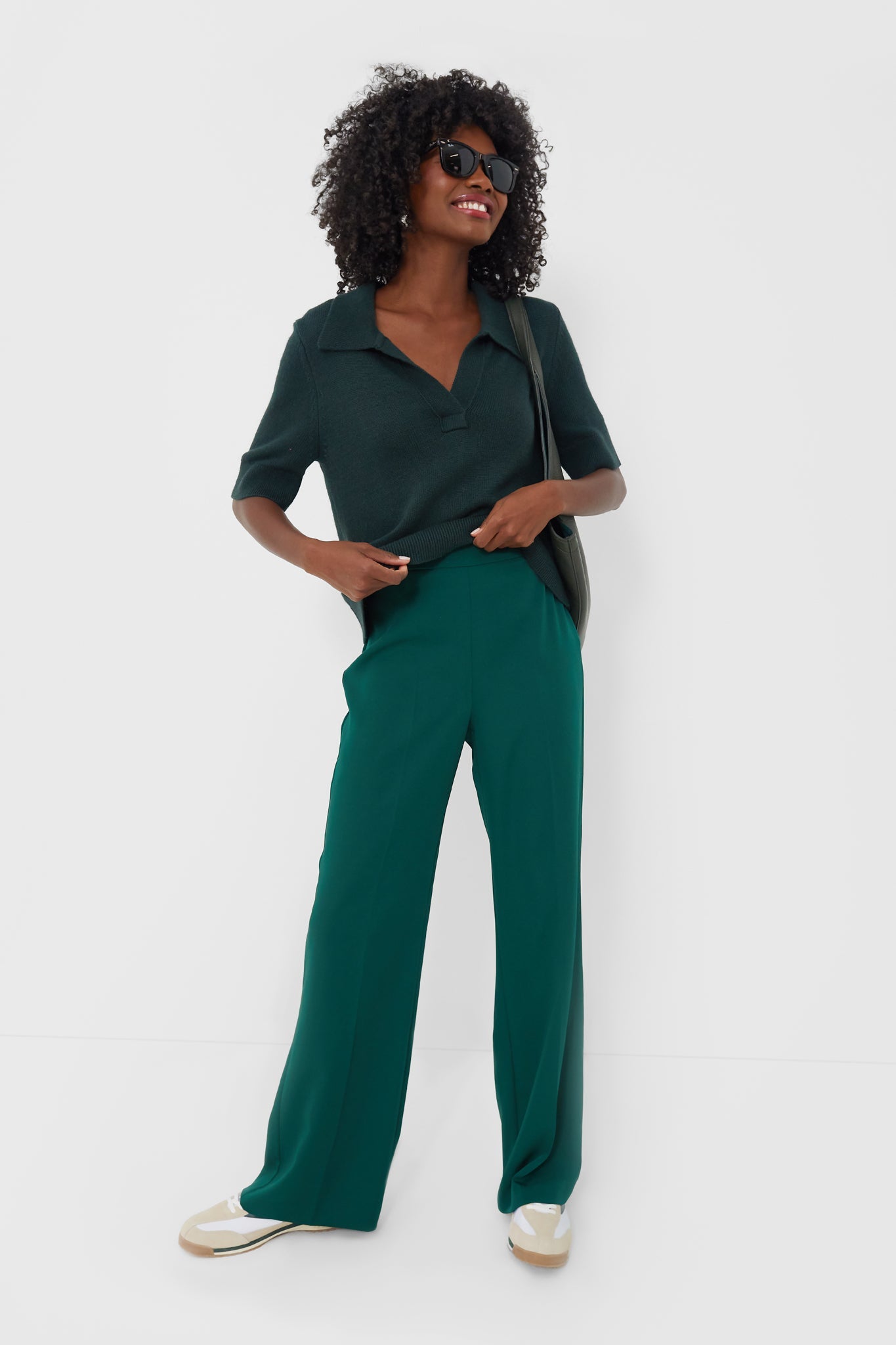 Deep Green Erin Pants