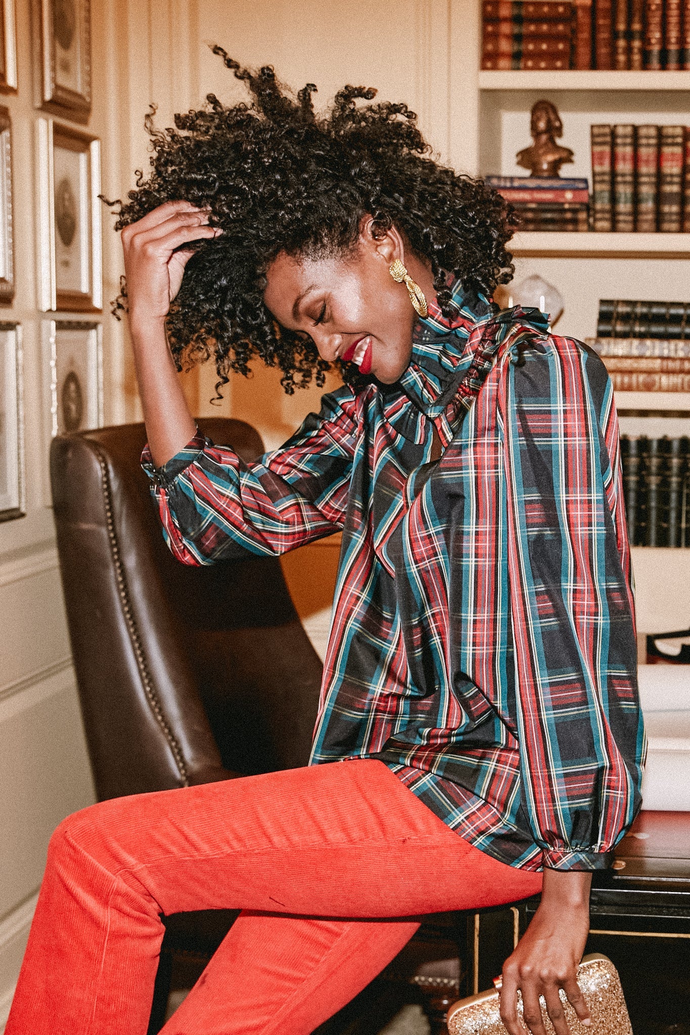 Highland Tartan Bouvier Blouse