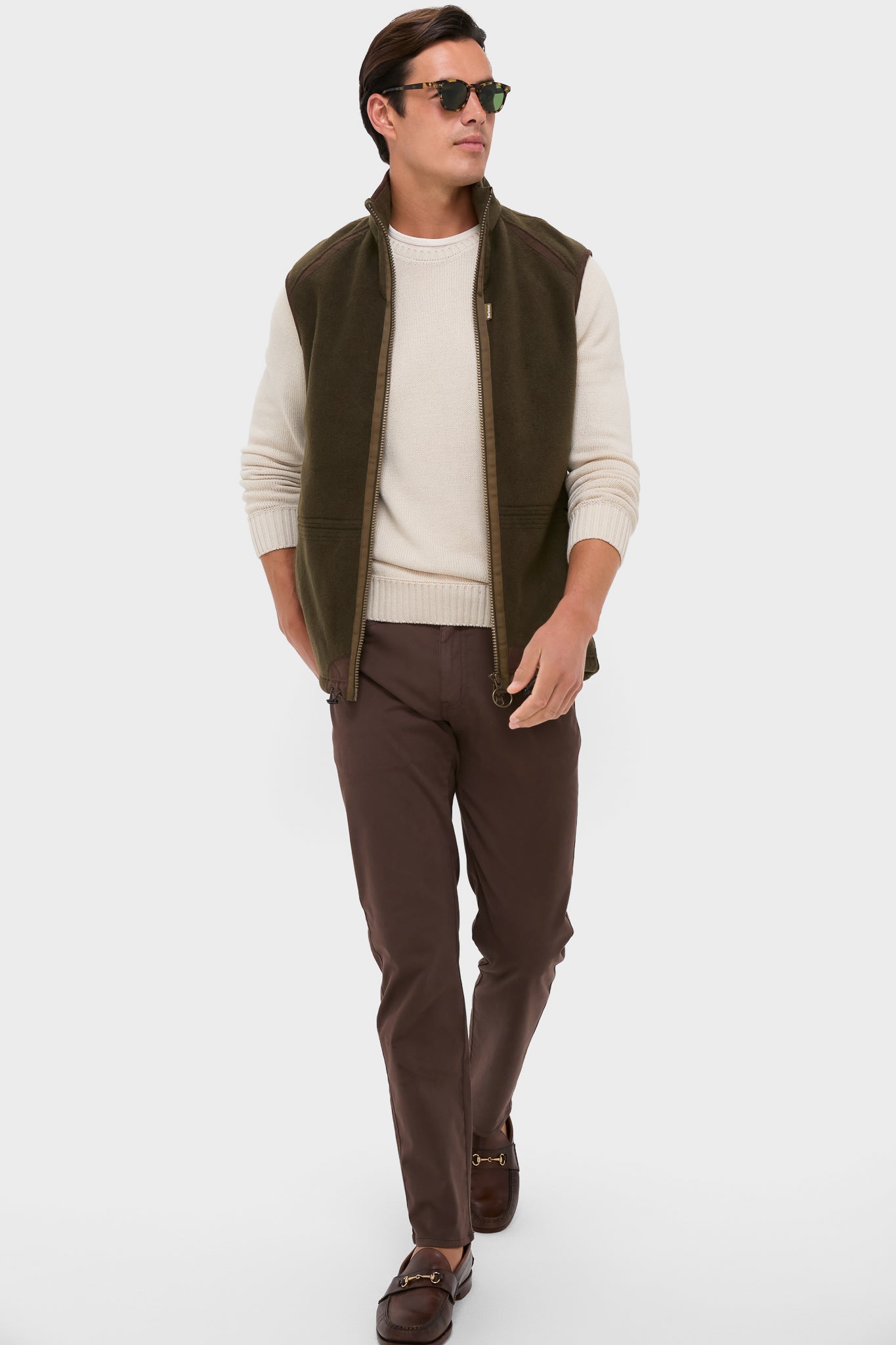 Olive Langdale Fleece Gilet