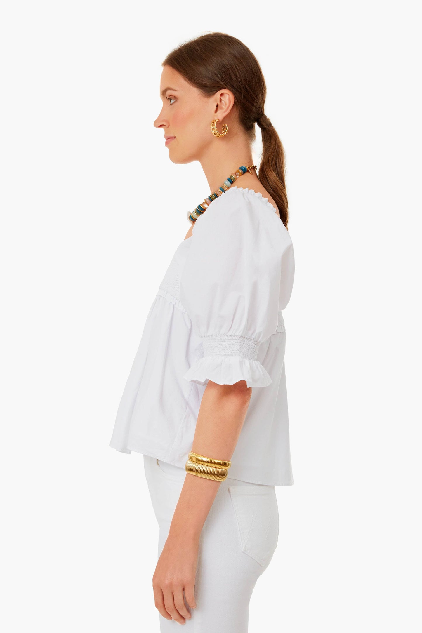 White Palmer Blouse