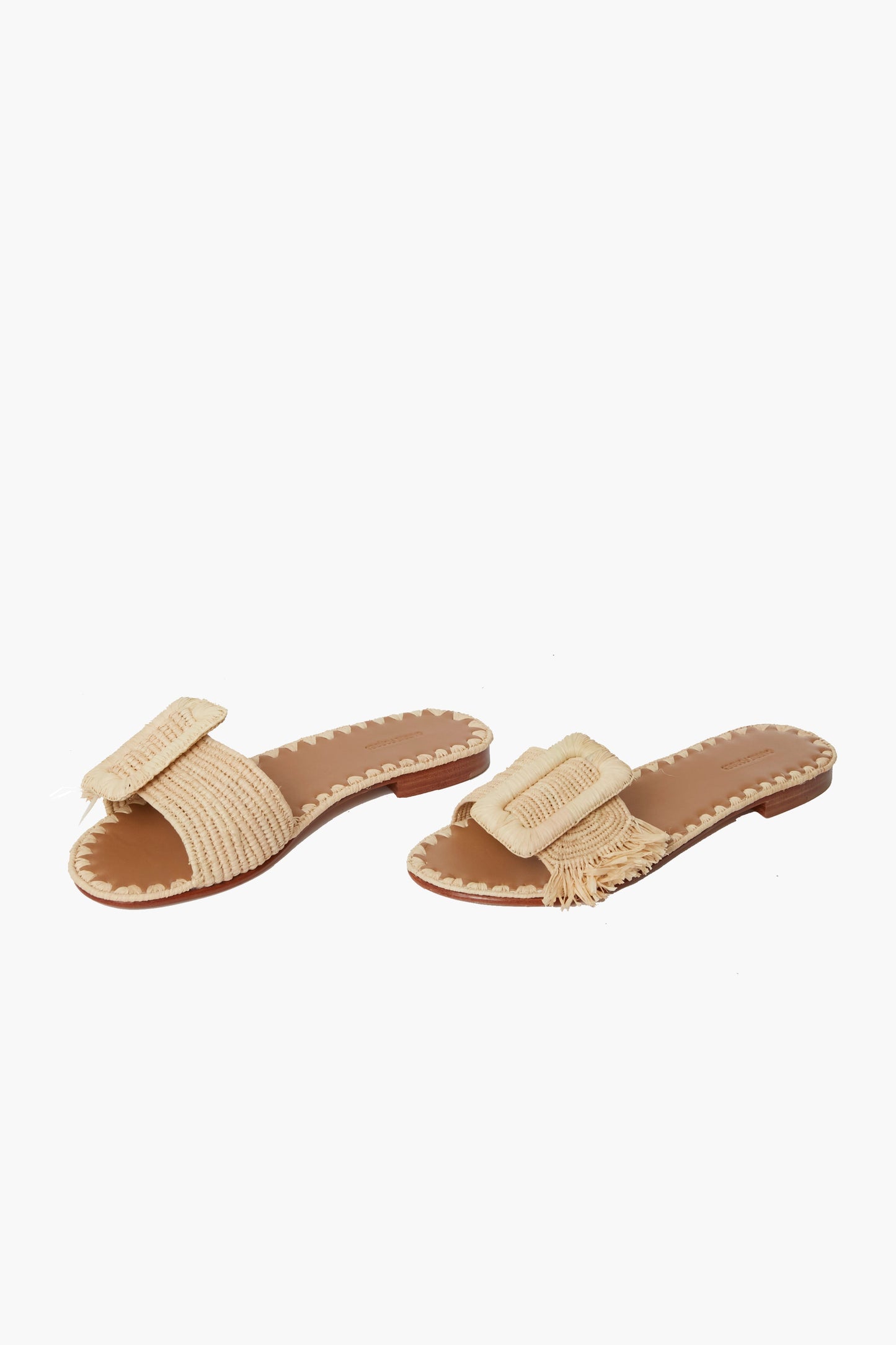 Natural Raffia Kia Sandals