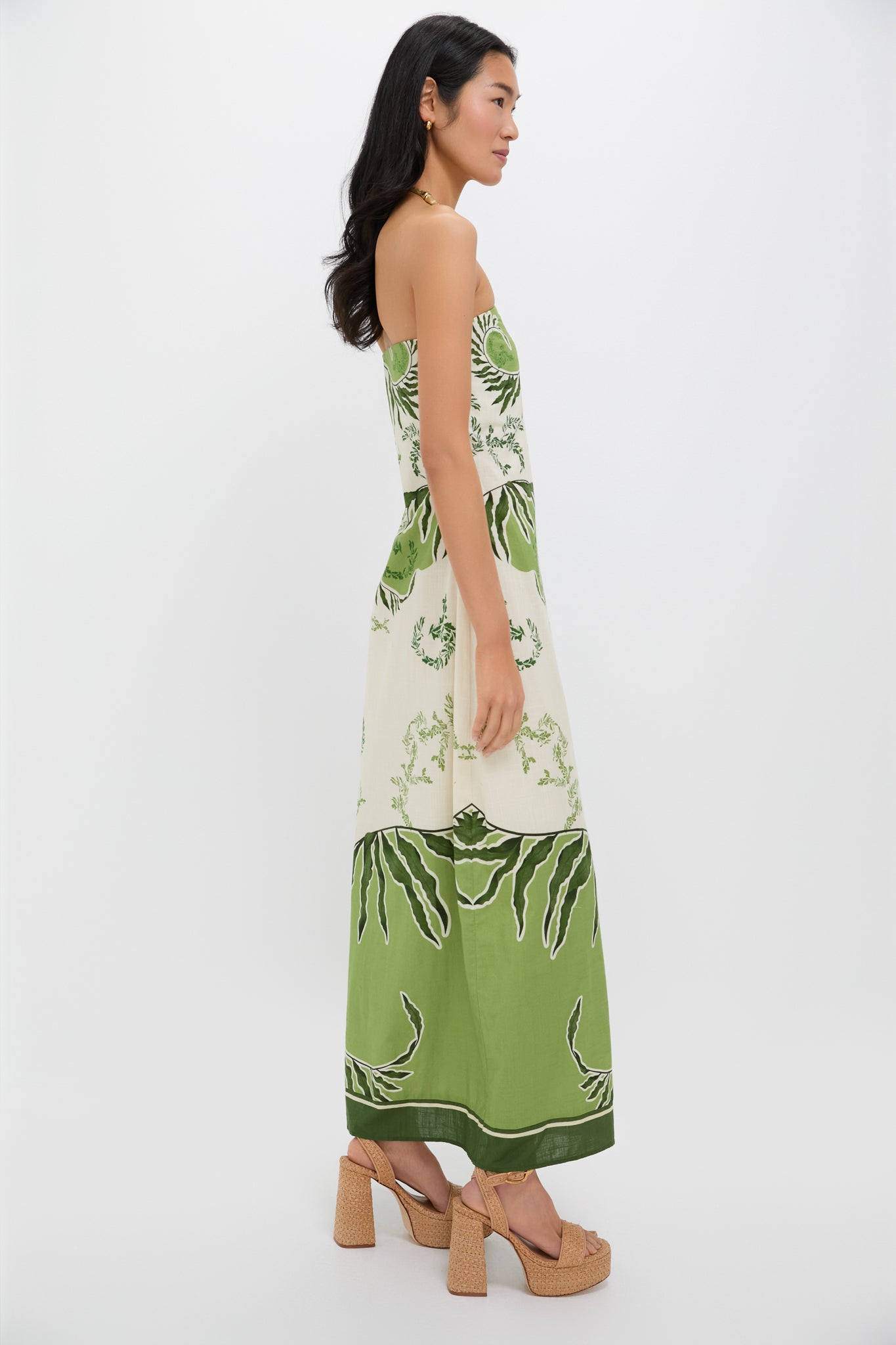 Ireland Green Wess Midi Dress