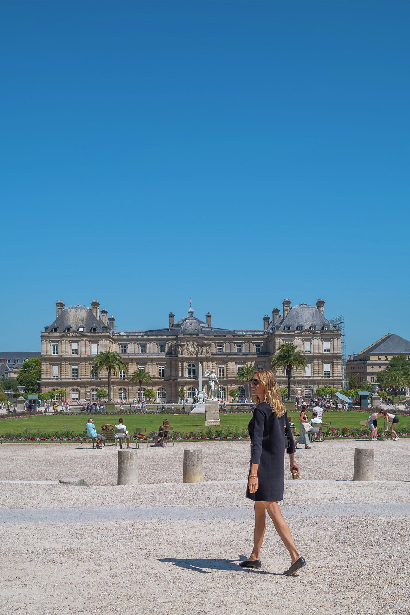 Black Francoise Mod Mini Dress