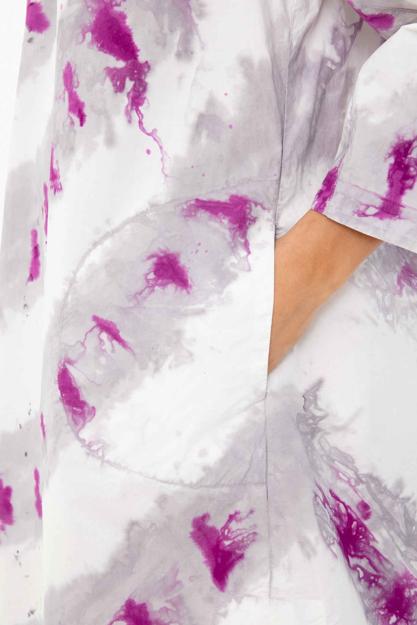 Fuchsia Tie Dye Tamara Tunic Dress