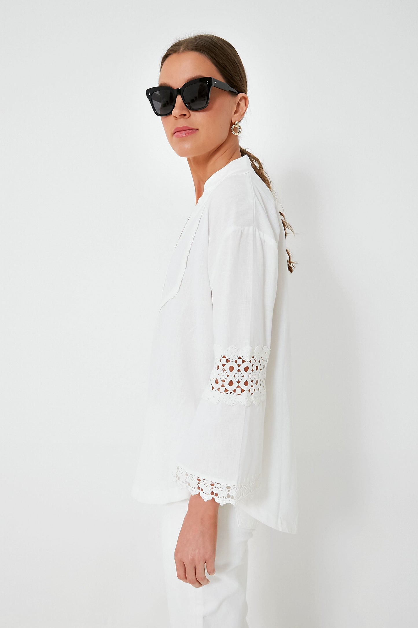 Blanc Piper Lace Top