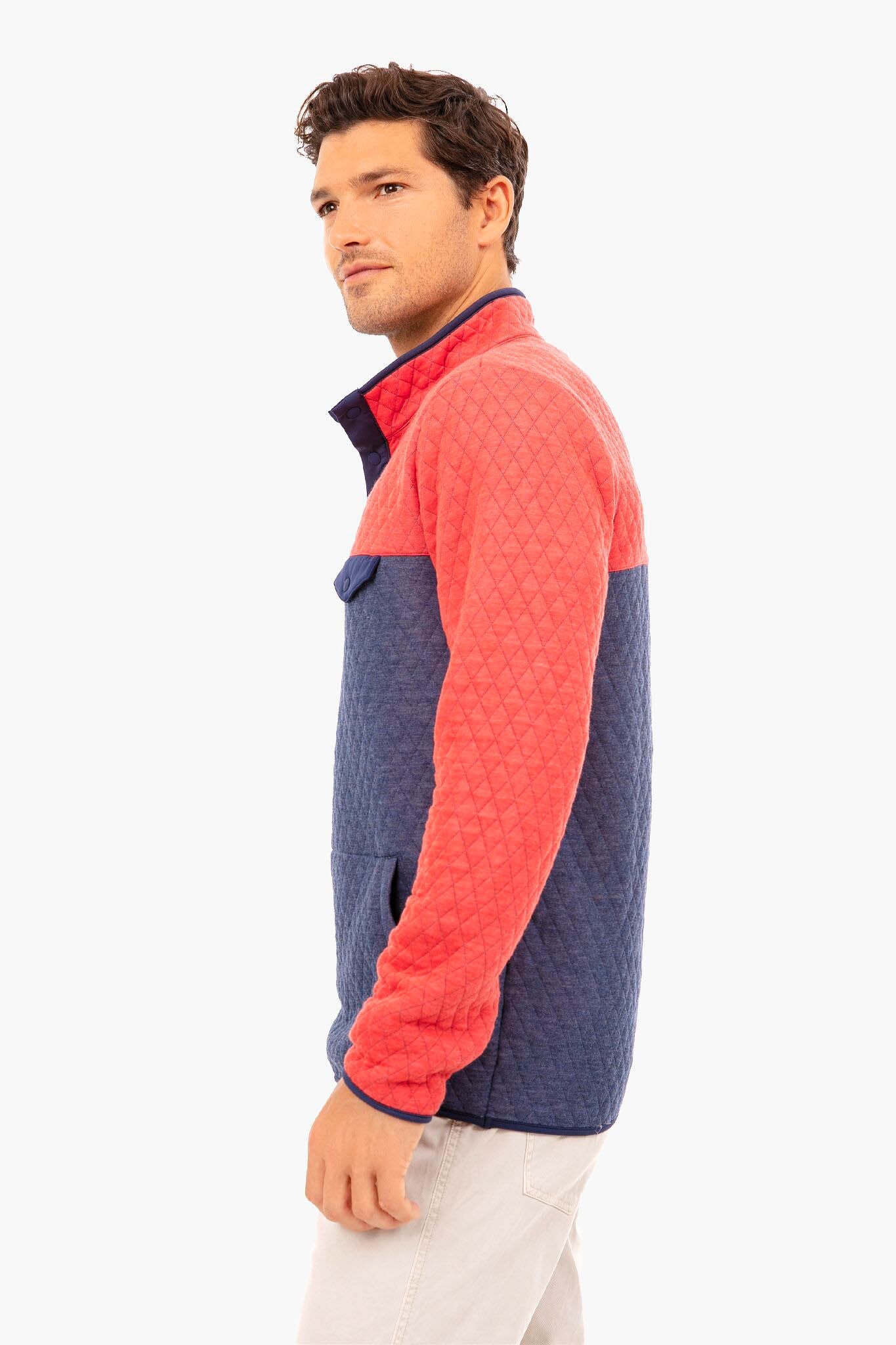 Navy Red Corbet Pullover