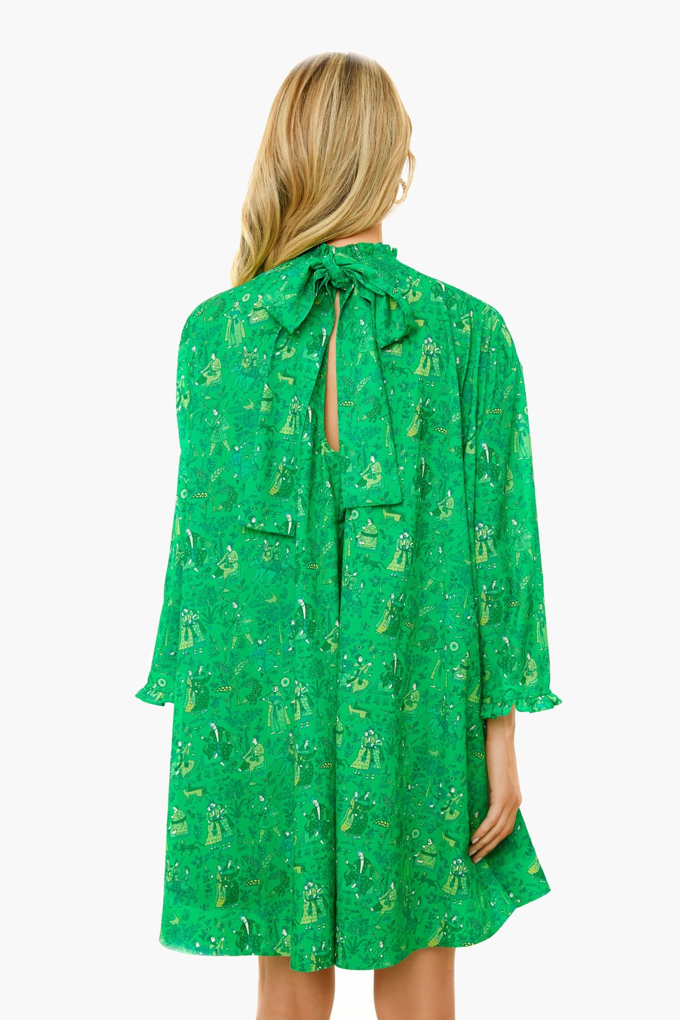 Romance Green Priya Dress