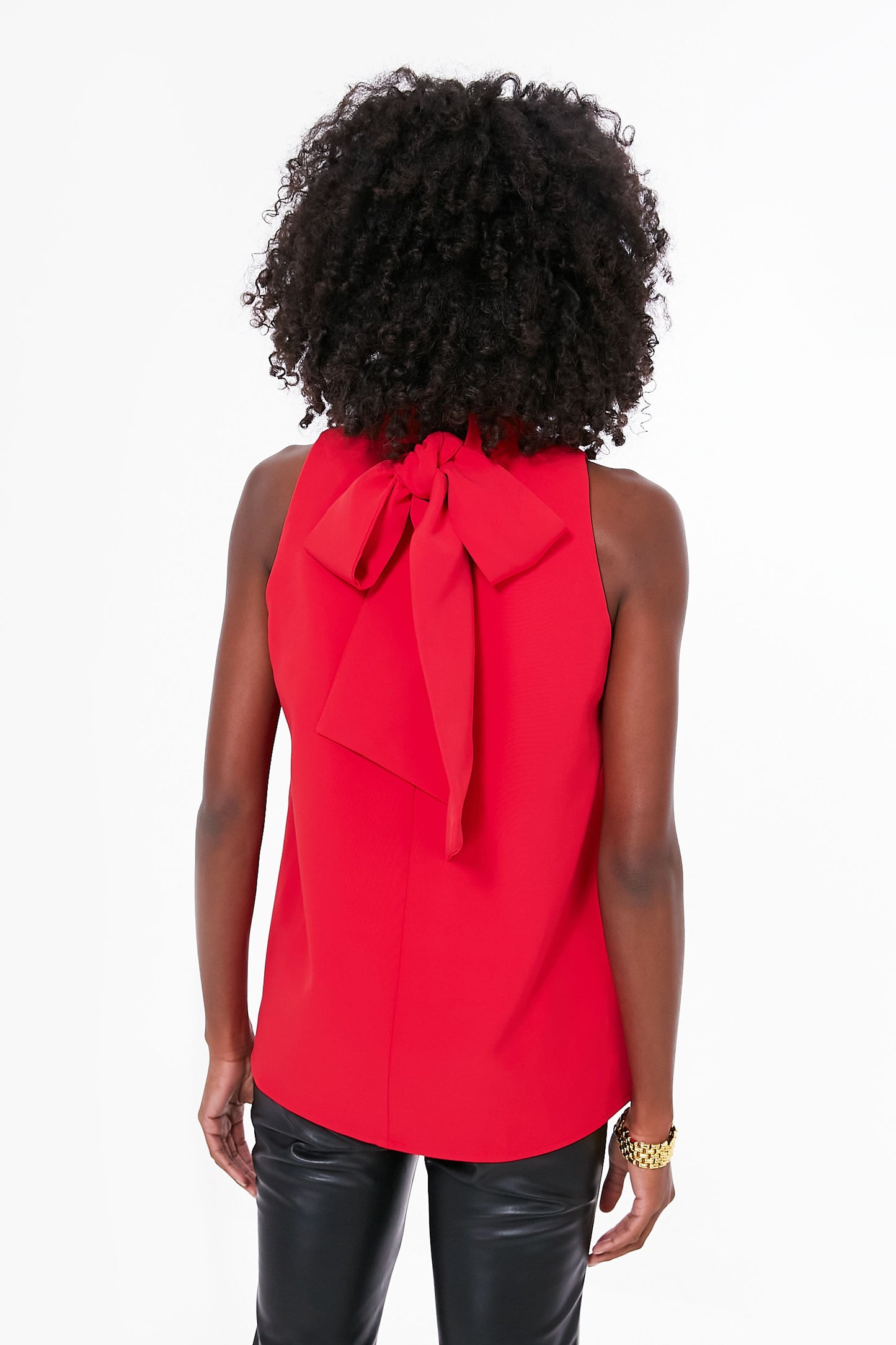 Poppy Red Mason Top