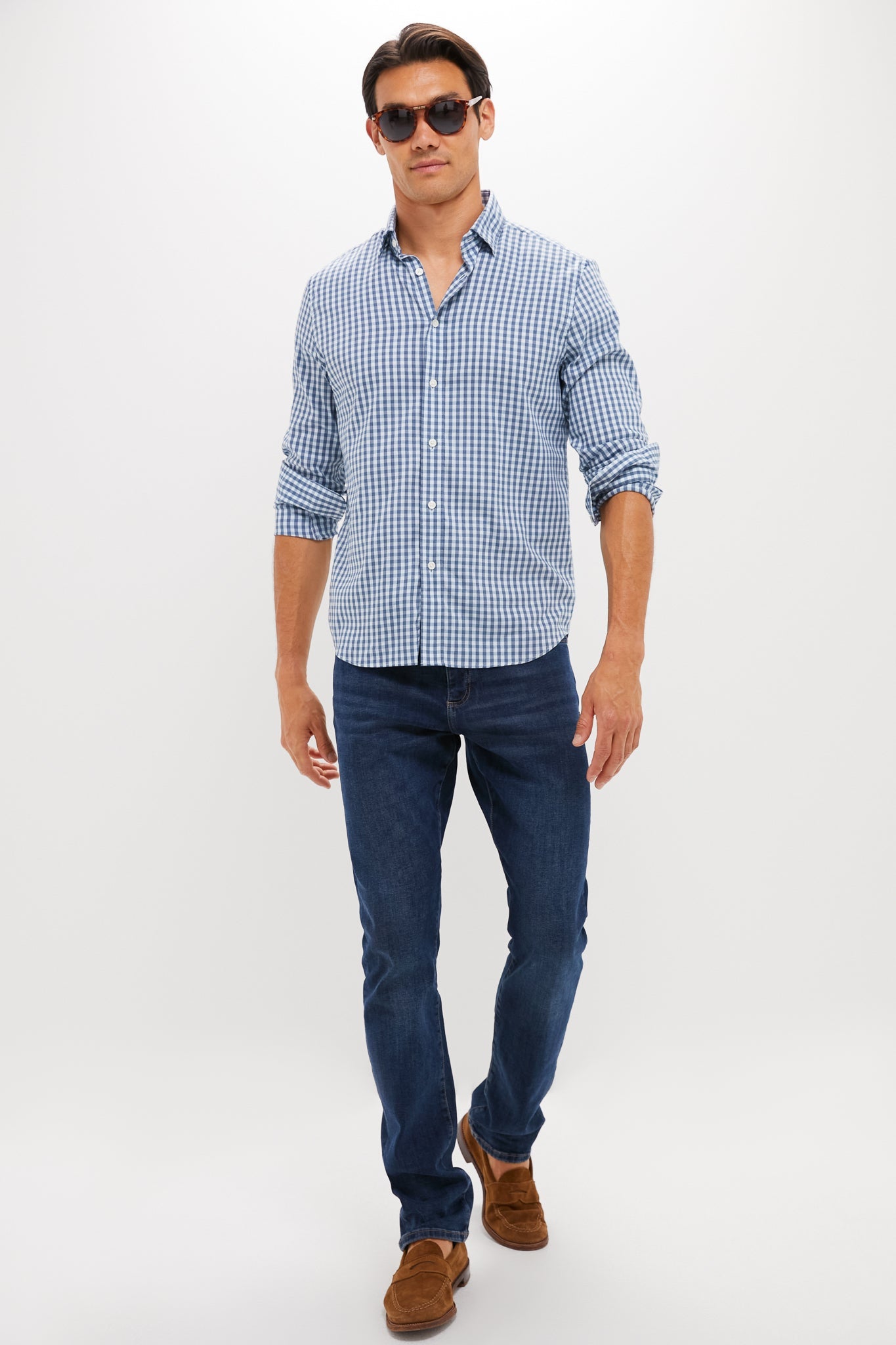 Sky Break Gingham Movement Shirt