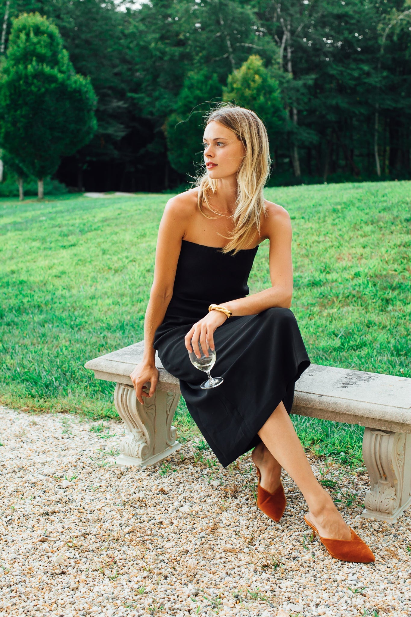 Gold Triple Twist Cuff