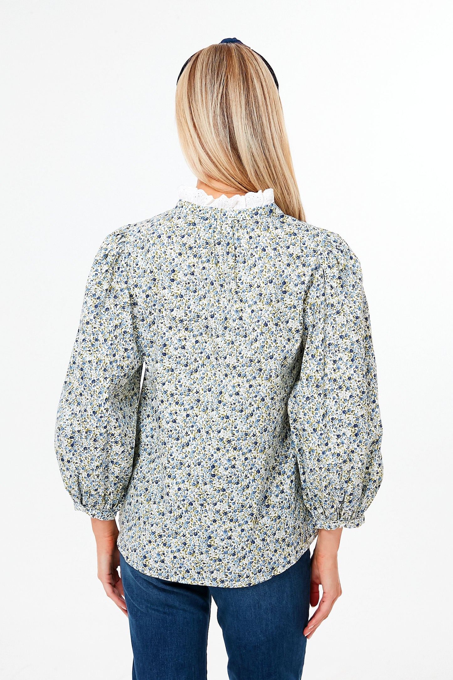 Ruffle Collar Conley Blouse