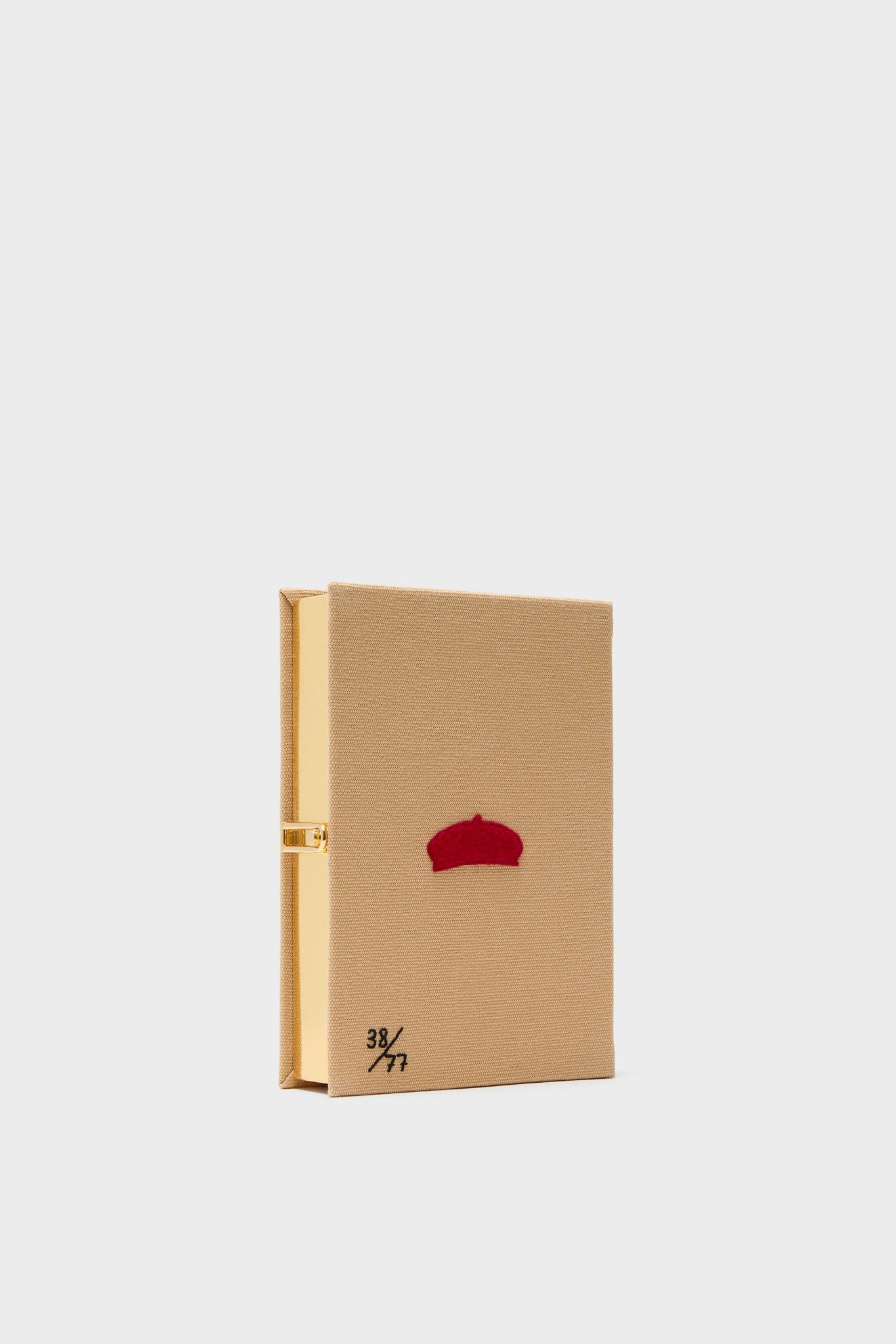 Latte Les Chiens Caramel Book Clutch