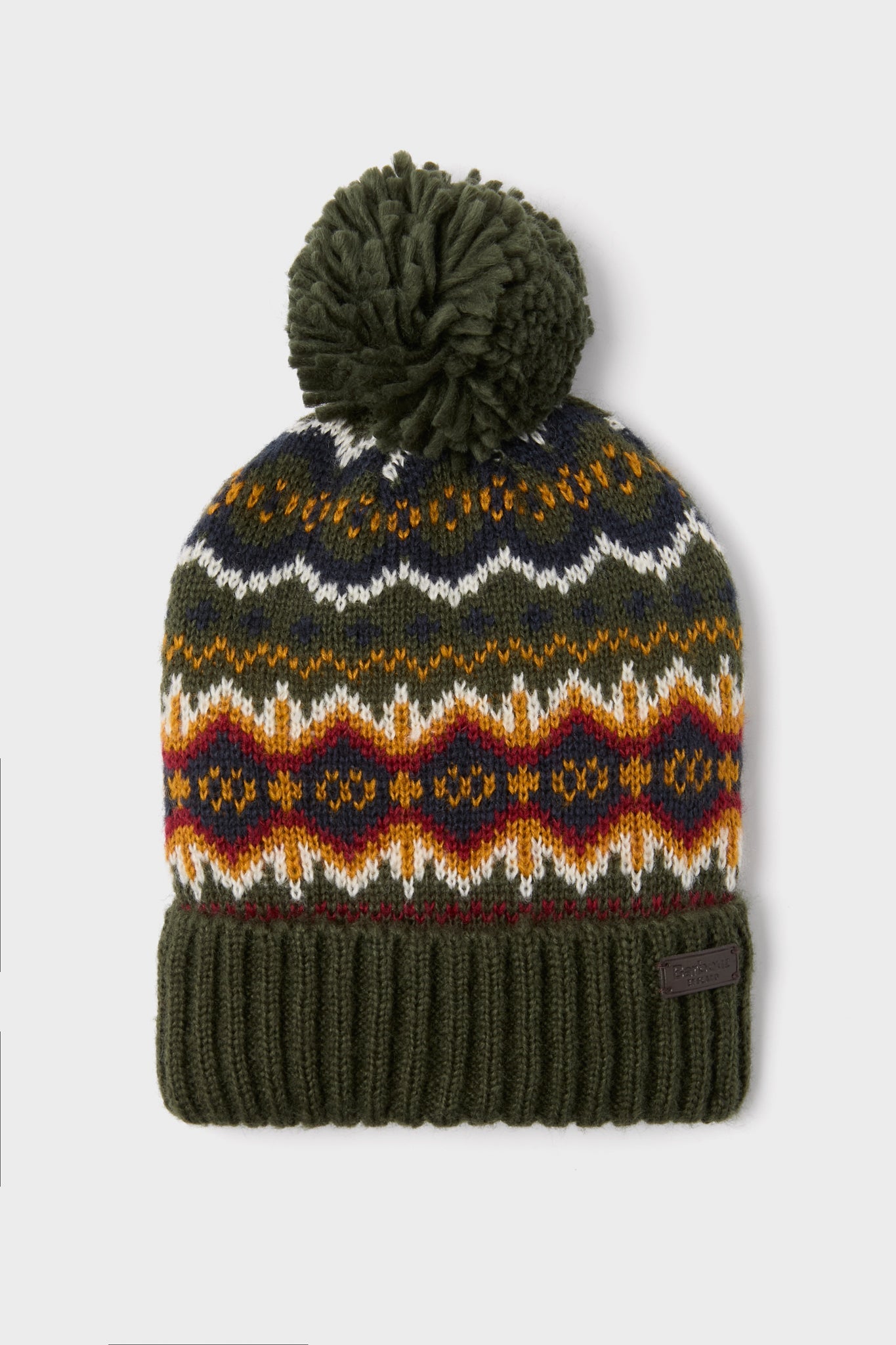Olive Case Fair Isle Dog Set