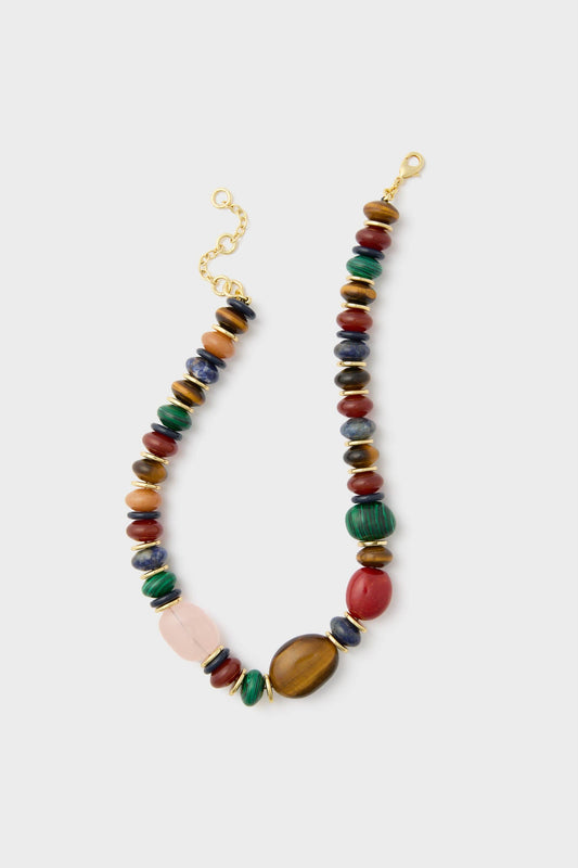 Mixed Stone Francis Necklace