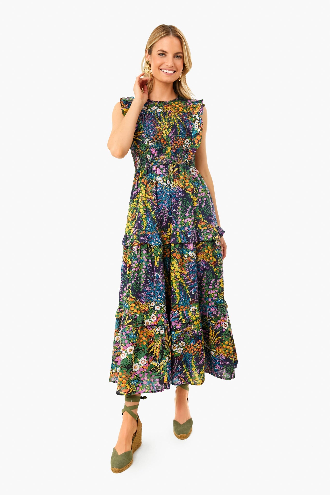 Lokis Garden Black Iris Dress