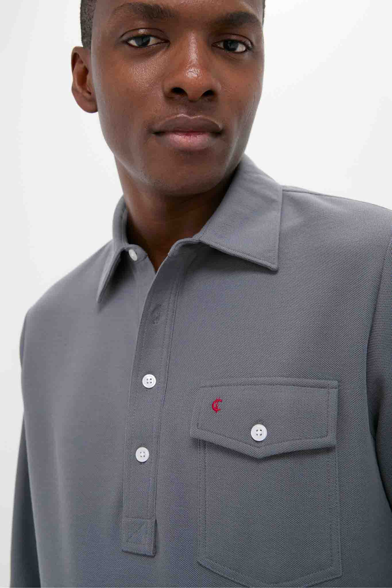 Blue Steel Long Sleeve Players Shirt