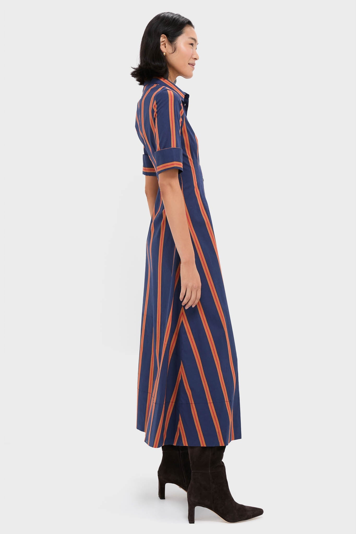 Railroad Stripe Joan Dress
