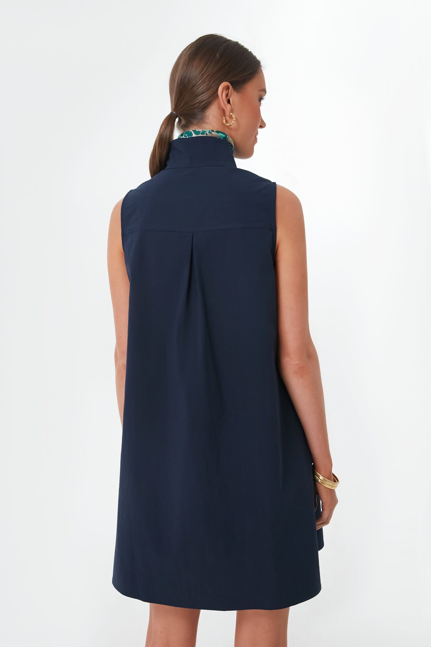 Navy Sleeveless Charlie Dress