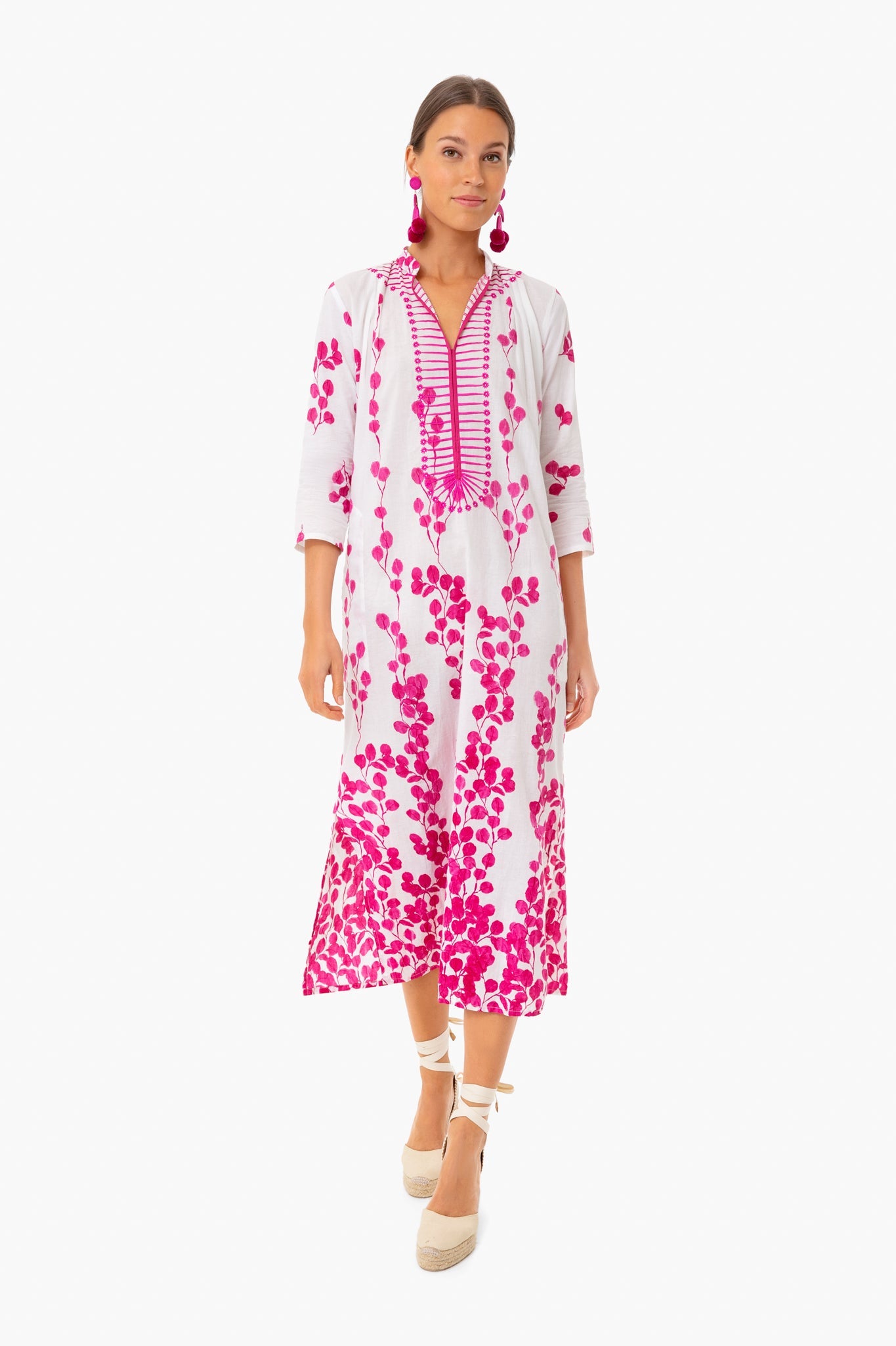 Exclusive Pink Clorinda Kaftan