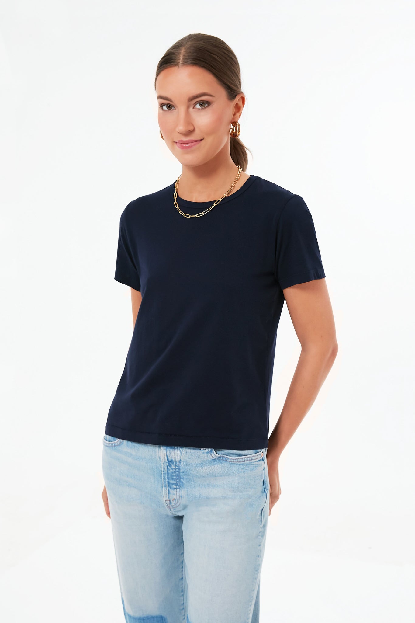 Dark Navy Frank Slim Tee
