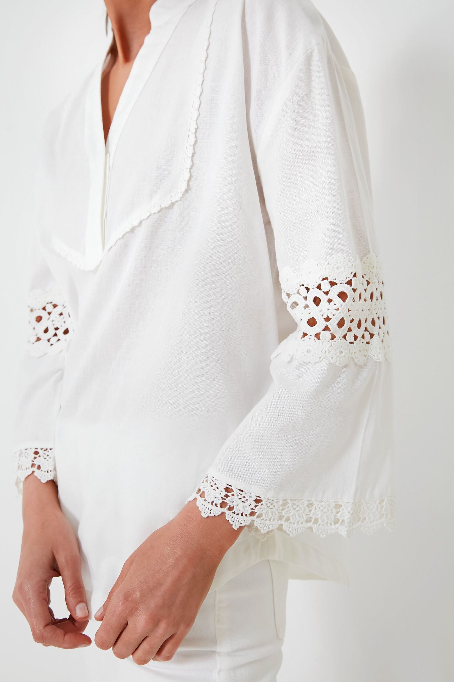 Blanc Piper Lace Top