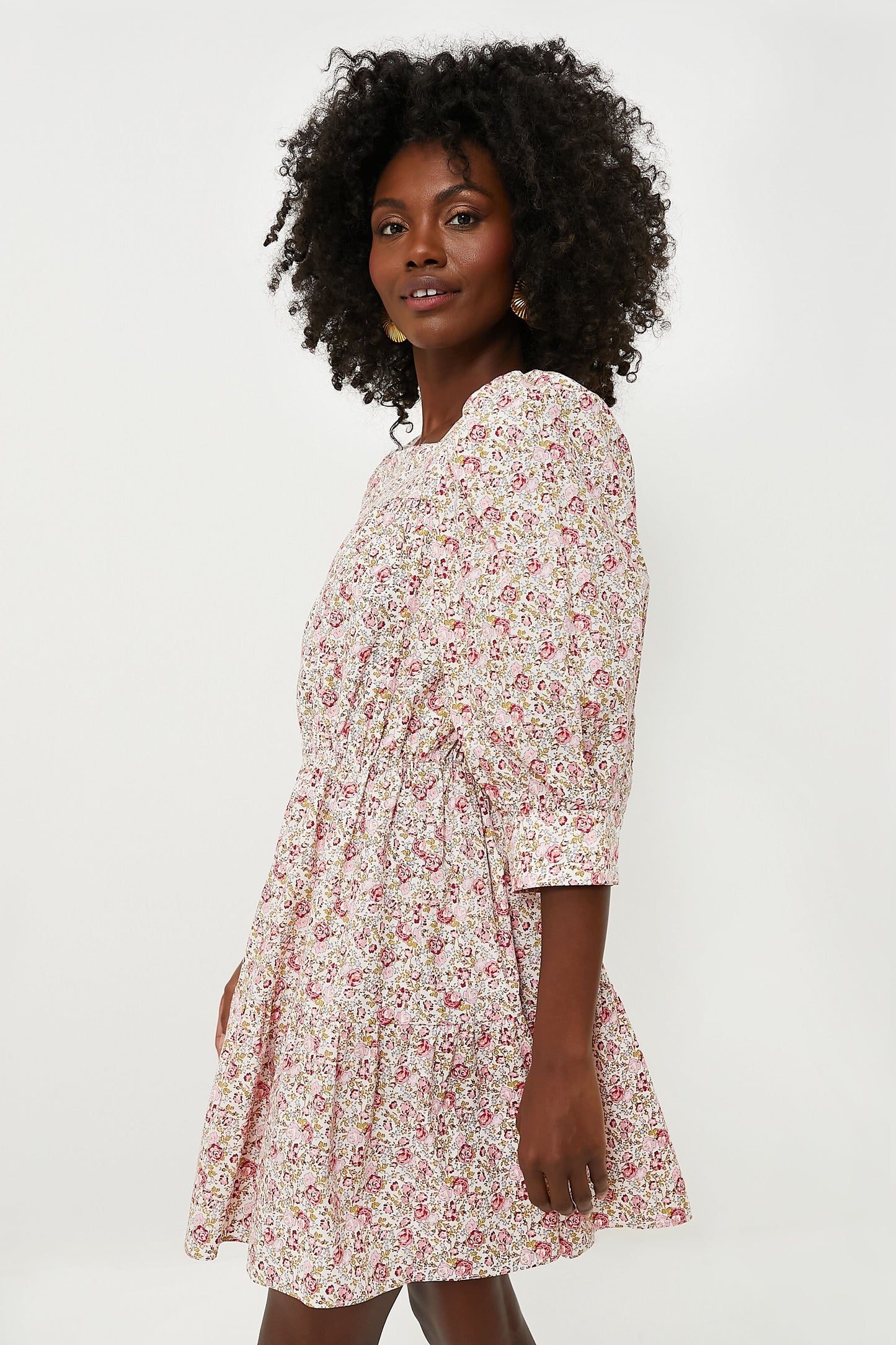 Pink and Red Floral Maddie Mini Dress