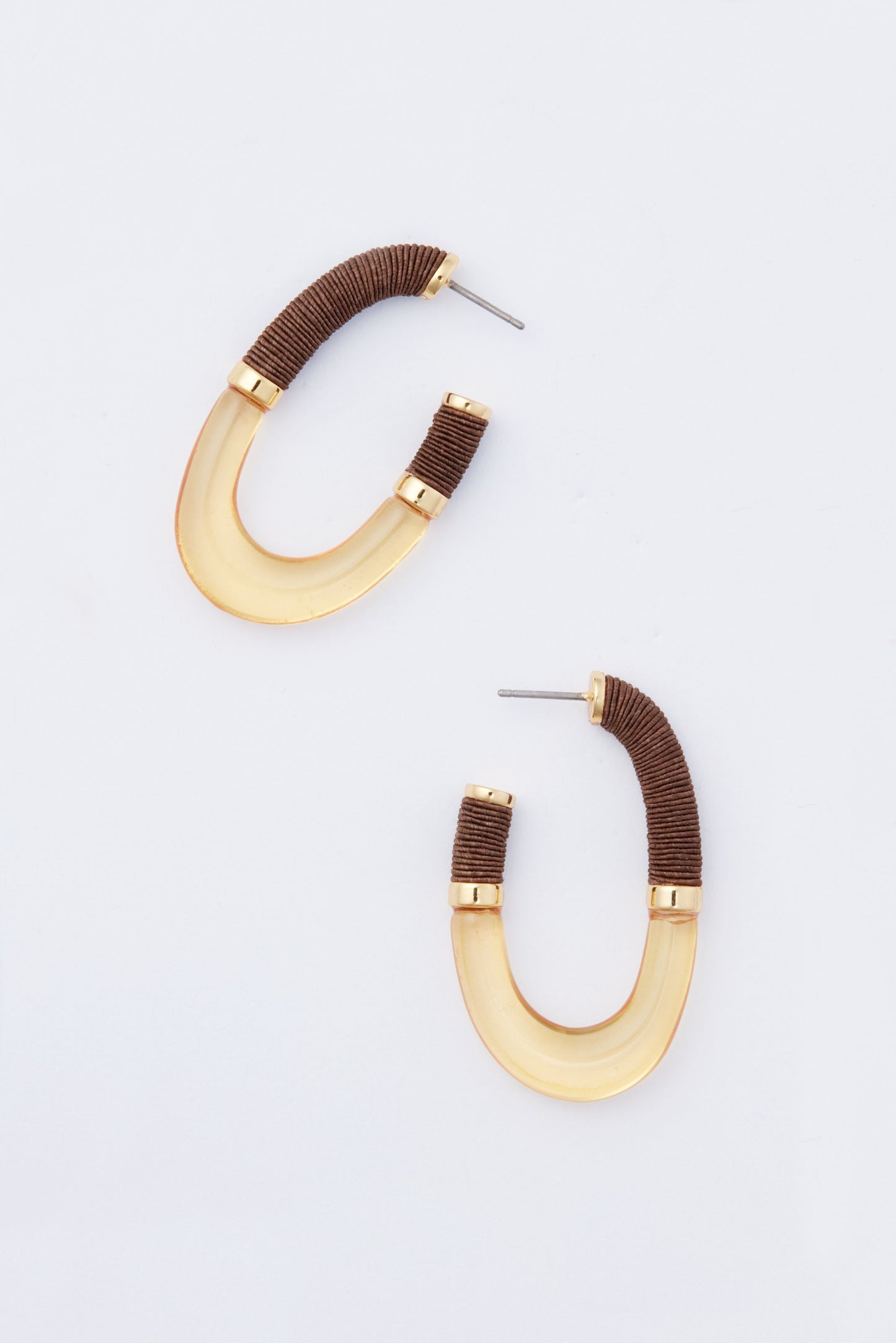 Chestnut Zuri Hoop Earrings