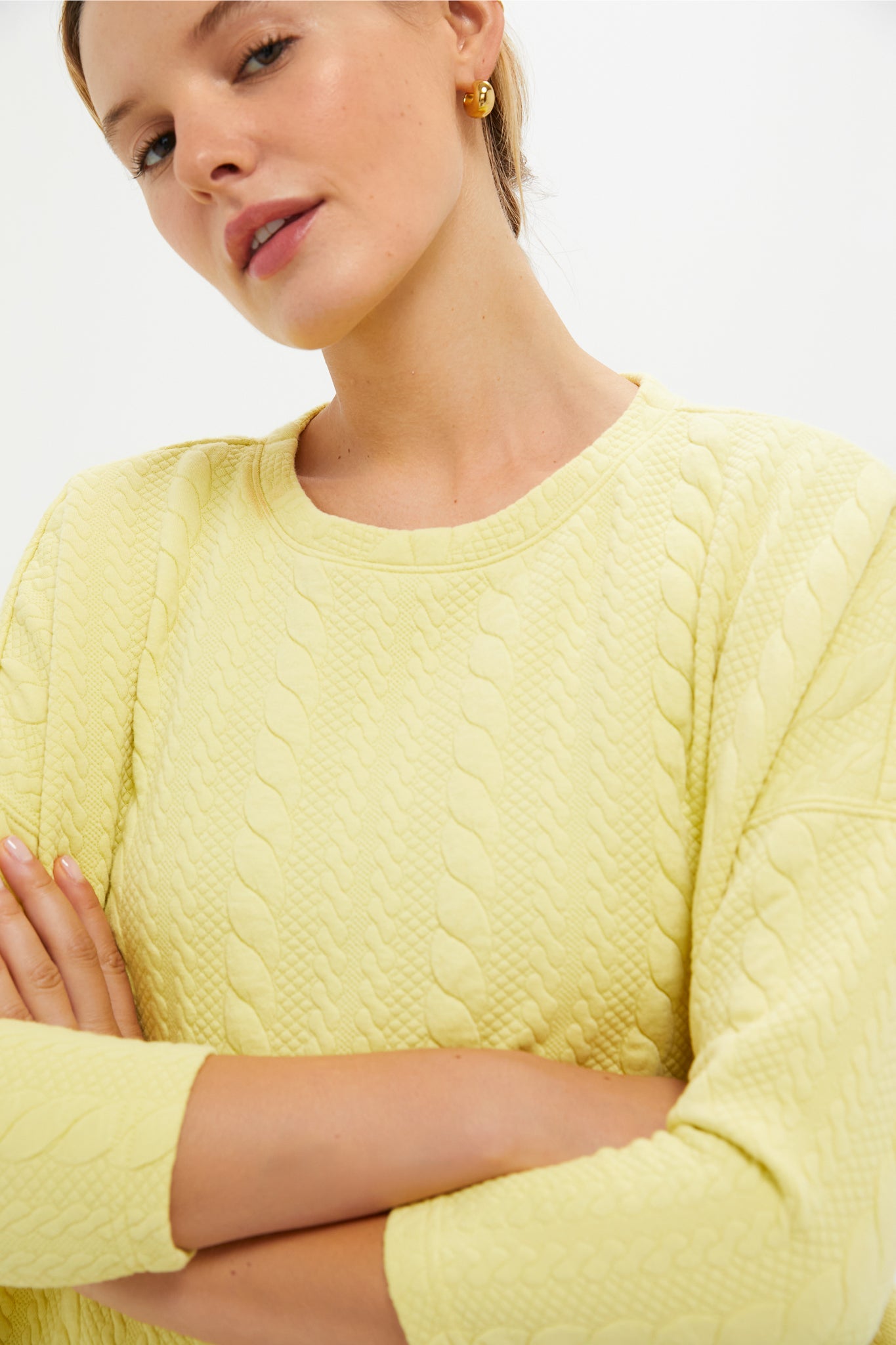 Lemongrass Ally Swing Sweatshirt