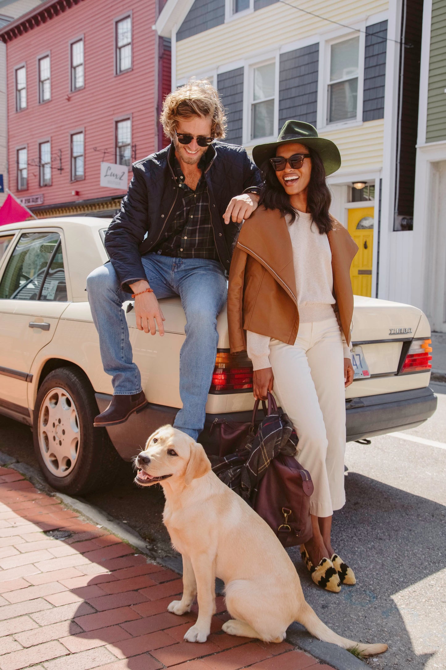 Heather Latte Classic Crew Sweatshirt