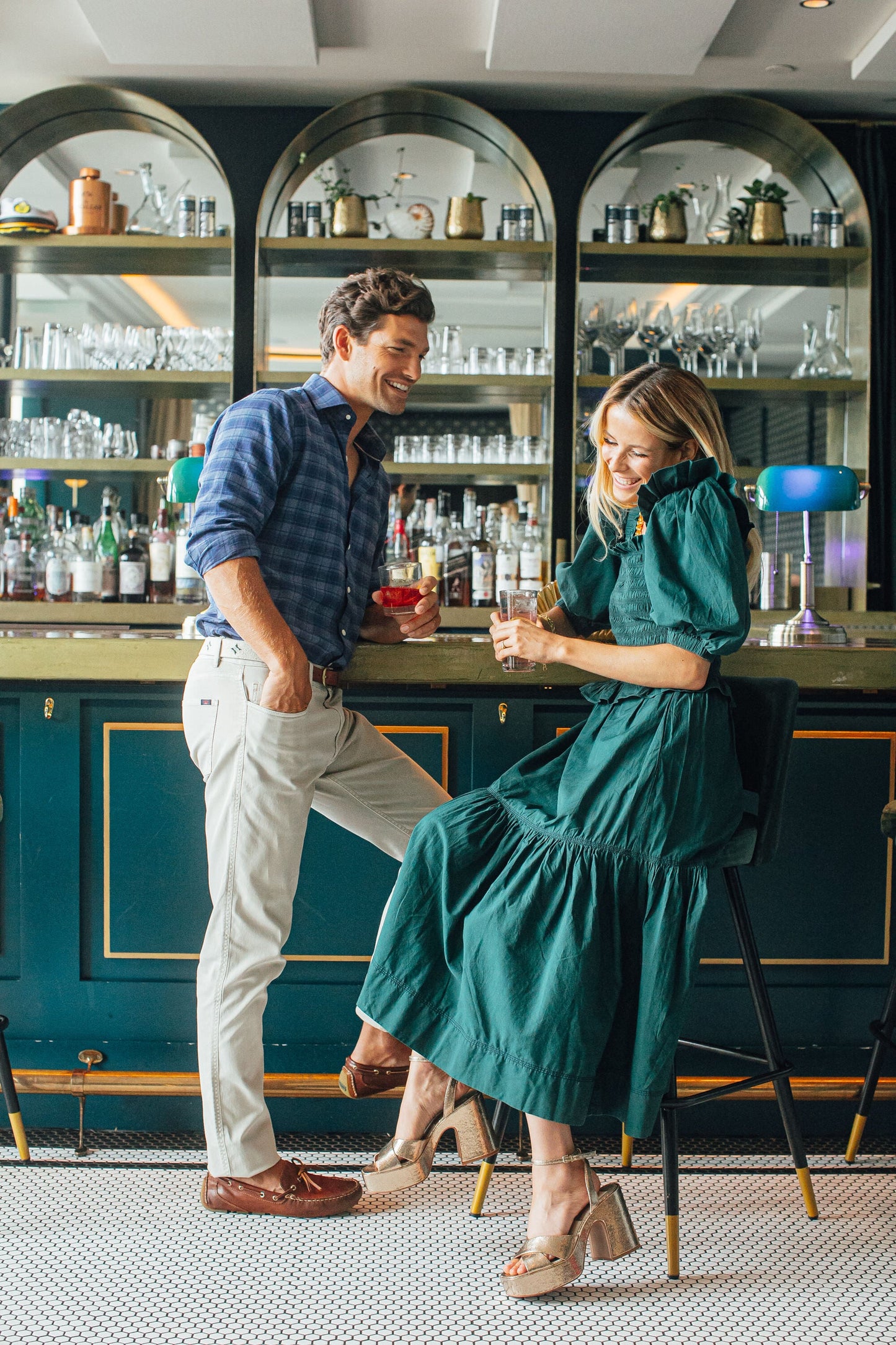 Atlantic Blue Fetlock Autumn Soft Cotton Sport Shirt