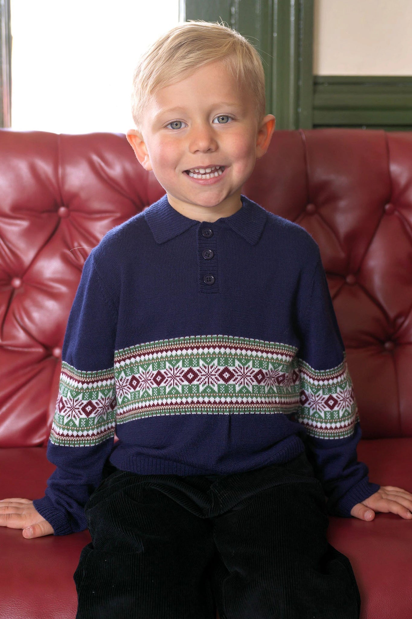 Fairisle Collar Sweater